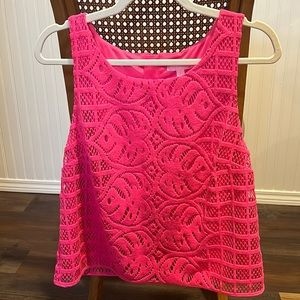 Lilly Pulitzer Hot Pink Tank Top
